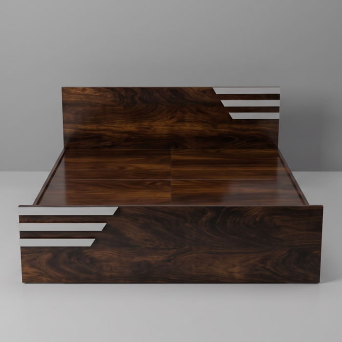 Queen Size Bed on Rent - Engineered Wood (5x6 ft)