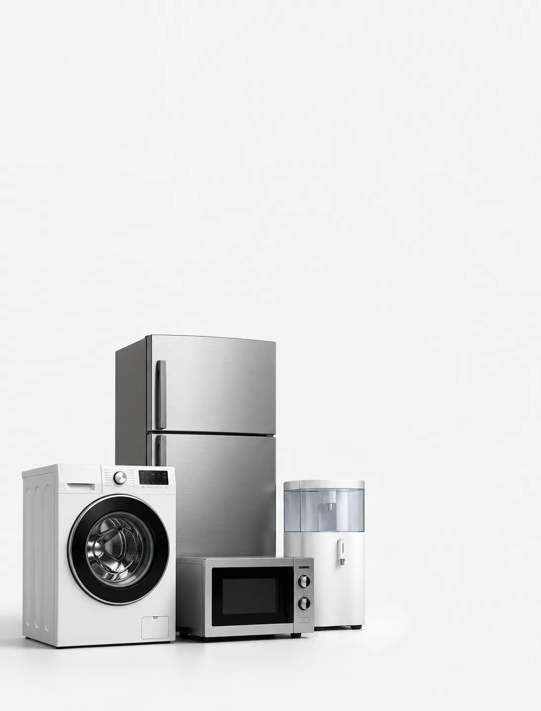 Minimalist Home Appliance Showcase